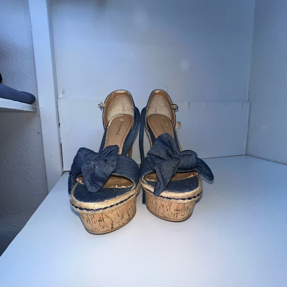 Stylish Denim Platform Sandals